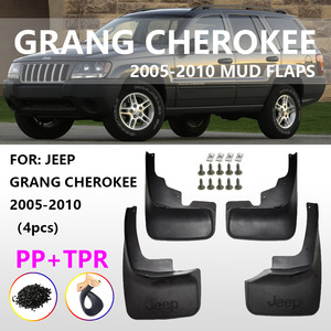 Guardabarros para Jeep Grand Cherokee 1999-2010, Material PPTPR Negro, Deflectores de Neumáticos Estilo Deportivo - Product Image 4