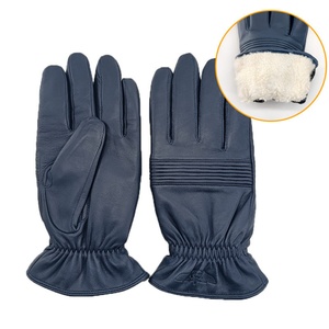 Guantes de Piloto para Hombre, de Cuero, para Otoño y Primavera, con Forro de Piel de Cabra Mercerizada, Guantes Cálidos para Esquí de Invierno - Product Image 6