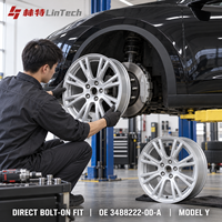 Jantes en alliage d'aluminium LinTech en gros 3488222-00-A 19 pouces à fixation directe pour Tesla Model Y Pièces EV