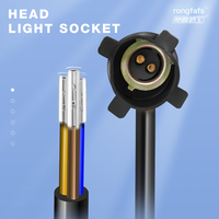 Prise de phare de système d'éclairage de moto d'approvisionnement direct d'usine pour TMX/CG-125DS/C-90 support d'ampoule de lampe de phare avant