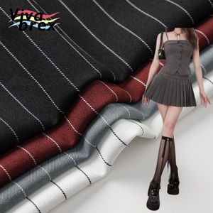 Tela Premium de Spandex a Rayas de Alta Gama, Material a Rayas Mezclado de 200 g/m², Transpirable, para Prendas y Tapicería, OEM Disponible - Product Image 1