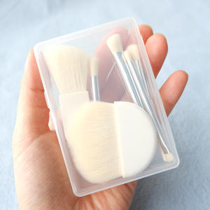 2024 <span class=keywords><strong>ZOOE</strong></span> Mini Kit de brochas cosméticas portátiles Juego de brochas de maquillaje de sombra de ojos de doble cabeza 6 piezas para caja de regalo - Product Image 6
