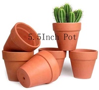 Mini-pots en terre cuite en gros pour plantes succulentes et cactus d'intérieur/extérieur, pour la maison, le jardin et le bureau, faible MOQ