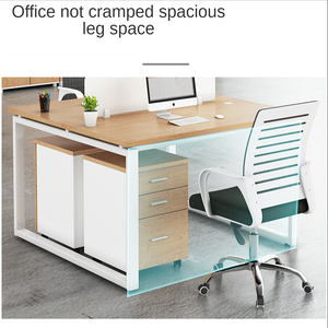 Juego de mesa y silla de oficina Escritorio de estación de trabajo de partición muebles de oficina muebles comerciales cubículo modular Bureau de travail - Product Image 3