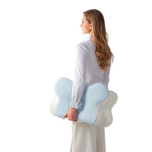 <span class=keywords><strong>Oreiller</strong></span> ergonomique en mousse à mémoire de forme, forme papillon, pour le sommeil, avec soutien cervical, personnalisable avec logo OEM - Product Image 5
