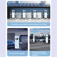 Peralatan Pengisian Daya Cepat Kendaraan Listrik DC Komersial Double Gun 40kW, Tahan Hujan, untuk Tempat Parkir 4S Shop, Daya Sesuai Pesanan