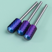 Usine 3/32 carbure de tungstène 4XC foret à ongles grand baril manucure art outil carbure foret à ongles