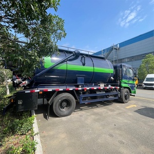 รถดูดสิ่งปฏิกูลแบบสุญญากาศ DONGFENG 4x2 ขนาด 12 ลูกบาศก์เมตร รถบรรทุกถังเก็บของเสีย รถทำความสะอาดถังบำบัดน้ำเสีย รถดูดตะกอน ผลิตในจีน - Product Image 4