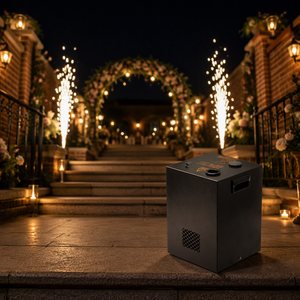 750W Stage Cold Spark Flower Spuitmachine Afstandsbediening Indoor Vuurwerk Effect Bruiloft Bar Party Verlichting - Product Image 1