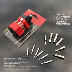 Multi Bit <b>Screwdriver</b> Set 13 In 1 Mini Portable Cross Phillips Bits For Diy Repair Tools - Product Image 5