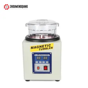 Mesin pemoles magnetik alat pemoles perhiasan mesin perhiasan Benchtop Mini sentrifugal Disc