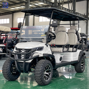 Voiturette de <span class=keywords><strong>golf</strong></span> CAMP neuve de luxe pour 6 passagers, homologuée pour la route, batterie 72V, Club Car - Product Image 1