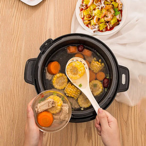 Cocinas de cocina Olla a presión de arroz de 5 <span class=keywords><strong>litros</strong></span> <span class=keywords><strong>20</strong></span> en 1 110V 70 kPa Hogar Olla a presión eléctrica de alivio de presión de un clic - Product Image 3