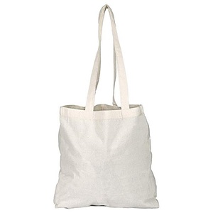 Sac fourre-tout en coton biologique 100% personnalisé OEM grand sac à provisions à fond large certifié GOTS imperméable et réutilisable - Product Image 1