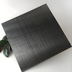 Yüksek kalite fabrika işlenmiş 300 serisi siyah titanyum <span class=keywords><strong>304</strong></span> SS paslanmaz çelik fırçalanmış kaplama bükme kesme kaynak mevcut - Product Image 6