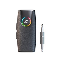 Receptor AUX GR03 BT 5.4 con Conector de 3.5mm Integrado, Reproductor MP3 con Tarjeta TF, Llamadas Manos Libres, Adaptador de Audio Inalámbrico para Altavoz de Coche, 1 Año de Garantía