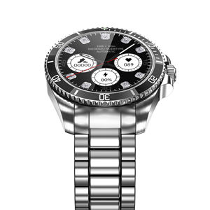 Mới nhất R1 Đồng hồ thông minh màn hình lớn không thấm nước theo dõi nhịp tim IP68 điện thoại di động kết nối La Bàn Dây đeo bằng thép không gỉ - Product Image 2