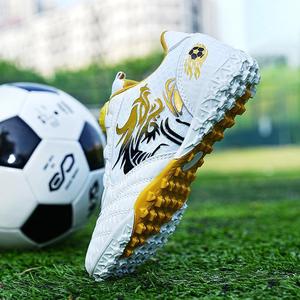 Chaussures de football pour enfants et jeunes, crampons d'entraînement, semelle extérieure en caoutchouc, doublure en mesh, unisexe, tige synthétique, semelle intermédiaire en EVA - Product Image 1