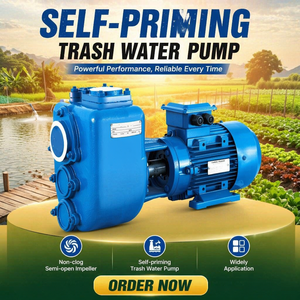 Bomba centrífuga <span class=keywords><strong>de</strong></span> transferencia <span class=keywords><strong>de</strong></span> agua <span class=keywords><strong>de</strong></span> aguas residuales crudas sólidas no obstruidas autocebante tipo <span class=keywords><strong>EJ</strong></span> <span class=keywords><strong>de</strong></span> alto rendimiento - Product Image 1