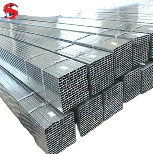 Componentes estructurales rectangular de acero tubo/galvanizado de tubo de acero rectangular/2x3 pulgadas rectángulo REG hdg tubo