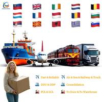 Agente de Transporte Marítimo FCL, Contenedor de 20 pies y 40 pies a Alemania, Europa, Servicio de Consolidación LCL DAP DDP, Transitario de Carga Marítima