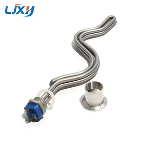 LJXH 4.5KW5.5KW6.5KW DN25(32mm) 1inch BSP/NPT 240V 304SS Electric Heating Element with Adapter for Brewage Equipment