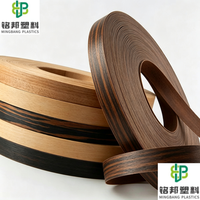 Bande de bordure en PVC Mingbang Factory Direct, écologique, effet bois, pour le bordage des meubles, des armoires et des placards.