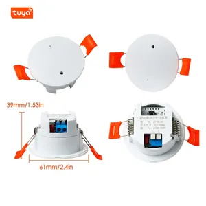 RSH Tuya WiFi/Zigbee PIR Motion 5.8G 24G sensore di luminosità luce Radar a onde millimetriche rilevatore di presenza umana