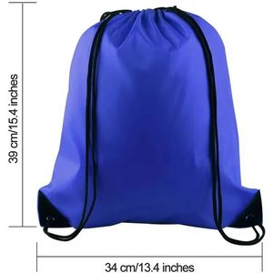 Custom Logo Printed Dust Bag Waterproof Sport Gym Shoe Drawstring Bag - Product Image 2