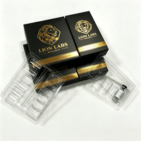 Emballage personnalisé pour médicaments : Étiquette de flacon 3ml/10ml et boîte à peptides 1 paquet (5/10 flacons) avec insert en plateau plastique, boîte à feuille d'or