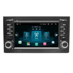 Xonrich 2DIN 7inch màn hình cảm ứng xe đa phương tiện cho Audi A4 2000 2006 tùy chọn Carplay Wifi Android Máy nghe nhạc