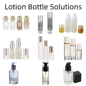 직접 공급 업체 맞춤형 유리 30ml 50ml 100ml 120ml 미세 미스트 스프레이 펌프 병 (스킨케어 세럼, 보습 로션, 토너용) - Product Image 2