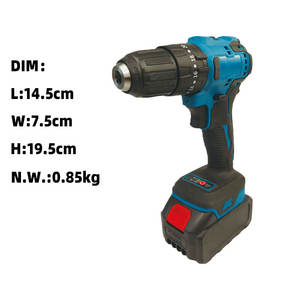 Venta directa de envío de fábrica, nuevo taladro de impacto portátil sin escobillas de <span class=keywords><strong>20V</strong></span>, batería de litio, personalizable, OEM, nuevo, nuevo, 1: 2 - Product Image 2