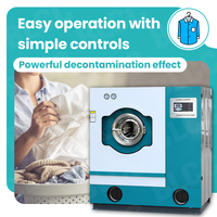 Presse automatique d'hydrocarbure d'une capacité de 15kg Machine de nettoyage à sec électrique humide et sec pour le lavage de vêtements de blanchisserie écologique