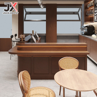 Diseño Personalizado, Dibujo 3D, Barra de Café, Mostrador para Cafetería, Restaurante, Pastelería, Tienda de Té de Burbujas, Jugos y Bebidas, Muebles Comerciales para Interiores