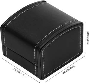 Caja para Relojes de 3 Colores, Caja de Almacenamiento de Relojes de Cuero PU, Tapa Curva Abatible, Caja de Regalo, Empaque de Relojes de Plástico de Alta Gama - Product Image 3