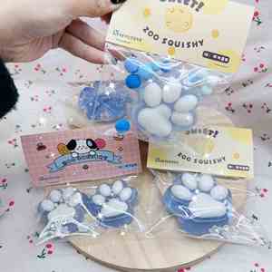 ของเล่นบีบคลายเครียดรูปอุ้งเท้าแมวนุ่มนิ่ม TPR ของเล่นบีบสนุกๆ บีบแล้วผ่อนคลาย - Product Image 2