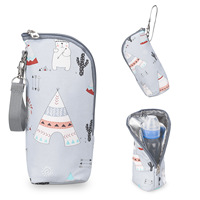 Sac à biberon portable, sac à langer imperméable, accessoire pour maman