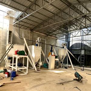 Automatic Powder <b>Feed</b> Processing Line 1-5 Ton Per Hour Complete <b>Feed</b> Mill Machinery for <b>Chicken</b> Pig Cattle Sheep Farm Use - Product Image 1