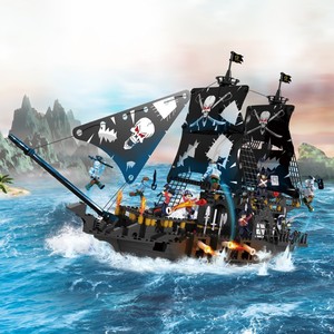 Ninjagoo — blocs <span class=keywords><strong>de</strong></span> construction en briques pour enfants, 807 pièces, vente en gros, Pirate intelligent - Product Image 5