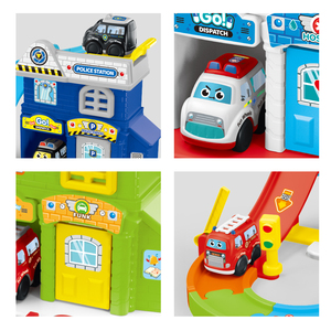 Station <span class=keywords><strong>de</strong></span> sauvetage My Duty, jouet <span class=keywords><strong>en</strong></span> plastique avec circuit <span class=keywords><strong>de</strong></span> voitures <span class=keywords><strong>de</strong></span> ville à roues libres, effets lumineux et sonores, jeu <span class=keywords><strong>de</strong></span> rôle réaliste d'urgence - Product Image 4