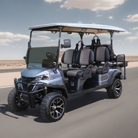 Nouveauté Buggy de plage électrique à vendre voiturettes de golf 2 4 6 places moteur à courant alternatif électrique puissant Buggy de club de golf avec logo personnalisé