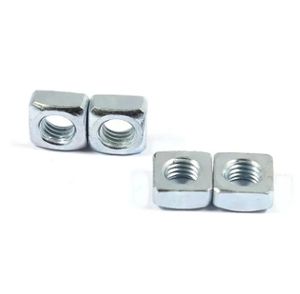 DIN562 M2 M3 M4 <span class=keywords><strong>tige</strong></span> <span class=keywords><strong>filetée</strong></span> carrée et écrou écrous carrés de soudage zingués en acier au carbone inoxydable - Product Image 6