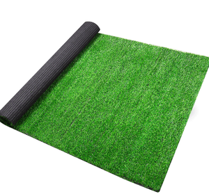 Decoración de Pared de Césped Artificial Verde de Polietileno Ignífugo y Duradero de 4.0m de Ancho para Barrera de Seguridad en Obras de Construcción - Product Image 2