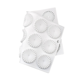 Silicone Cake Mold 15 Cavity Round Flower Shape For Chocolate Cake Decoration Baking Utensils - Product Image 3
