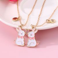 Collier pendentif créatif et mignon Dopamine, collier à attraction magnétique pour la Saint-Valentin
