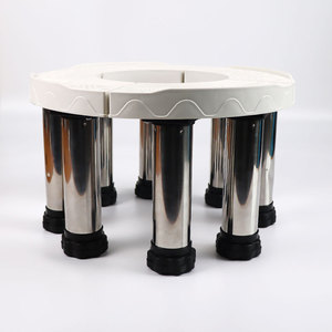 Soporte Ajustable <span class=keywords><strong>de</strong></span> Plástico y Acero para <span class=keywords><strong>Aire</strong></span> <span class=keywords><strong>Acondicionado</strong></span>, Base Redonda <span class=keywords><strong>de</strong></span> Acero Inoxidable - Product Image 5