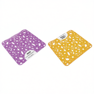 Lot de 10 tapis de protection pour évier, motif de fleurs violettes et jaunes, pour cuisine - Product Image 2