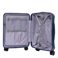 Moins cher personnalisé mode voyage 20 24 pouces PP Durable résistant aux chutes Portable valise ensemble cryptage Smart Flight case bagages