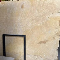 Revêtement mural en grès jaune naturel